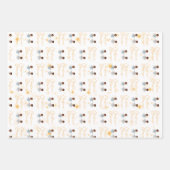 クリスマス恵みエンジェルラッピング紙 – ボーイズ ラッピングペーパーシート (正面3)