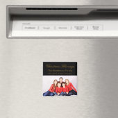 クリスマス恵みカスタム家族の写真 マグネット (インサイチュ (食洗機))