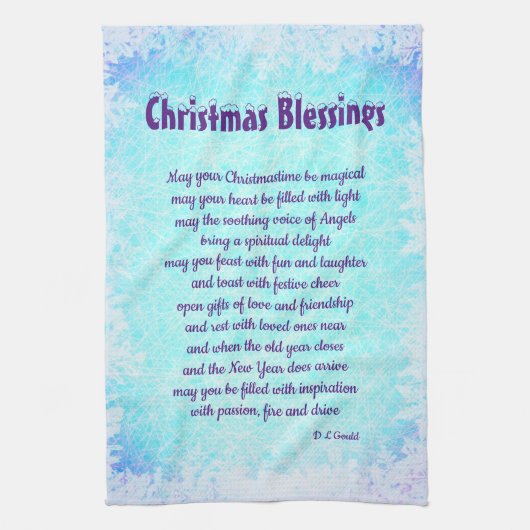 クリスマス恵みキッチンタオル キッチンタオル (縦)