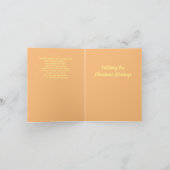 クリスマス恵みキリストチャイルドカード シーズンカード (内部)