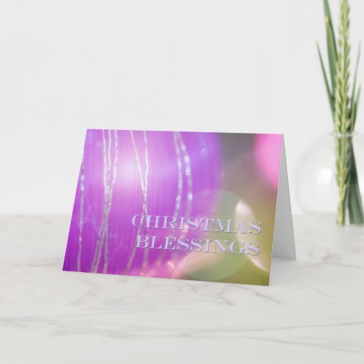 クリスマス恵みクリスマスの挨拶 シーズンカード (正面)