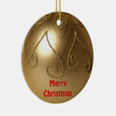 クリスマス恵みクリスマスシーズンオーナメント セラミックオーナメント (右)