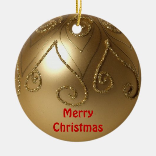 クリスマス恵みクリスマスシーズンオーナメント セラミックオーナメント (正面)