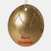 クリスマス恵みクリスマスシーズンオーナメント セラミックオーナメント (左)