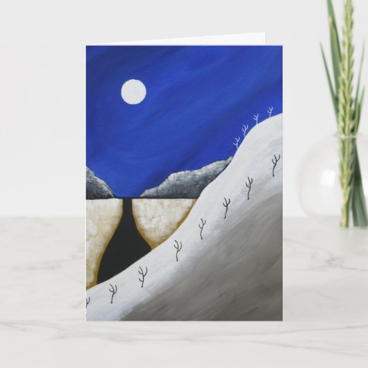 クリスマス恵みグリーティングカードデザートサウスウエスト シーズンカード (正面)