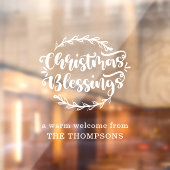 クリスマス恵みスクリプトのウェルカムネーム ウィンドウサイン (シート2)