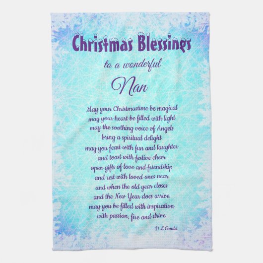 クリスマス恵みナンキッチンタオル キッチンタオル (縦)