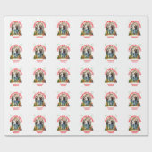 クリスマス恵みファミリー懇親会写真 ラッピングペーパー (フラット)