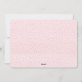 クリスマス恵みフォトピンクシンプルキモダンッズ シーズンカード (裏面)