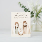 クリスマス恵みベビー・イエス 招待状 (スタンド正面)