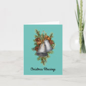 クリスマス恵みベルオーナメント水彩 カード (正面)