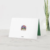 クリスマス恵みポーラベア&ホリークリスチャン シーズンカード (裏面)