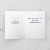 クリスマス恵みマニャオンブルー カード (内部)