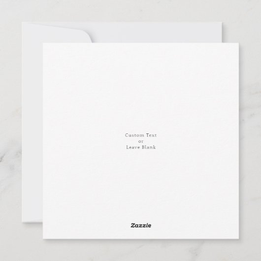 クリスマス恵みミニマル家族写真 シーズンカード (裏面)