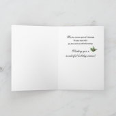 クリスマス恵みレッド(鳥)ショウジョウコウカンチョウオンパインボー カード (内部)