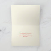 クリスマス恵み写真ホリデーグリーティングカード シーズンカード (内部)