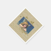 クリスマス恵み天使 スタンダードカクテルナプキン (角)