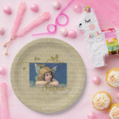 クリスマス恵み天使 ペーパープレート (パーティー)