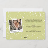 クリスマス恵み宗教的なクリスマスフォト シーズンカード (裏面)