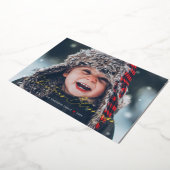 クリスマス恵み宗教箔ホリデーカード 箔シーズンカード (回転した状態)