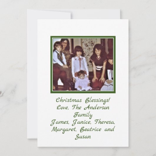 クリスマス恵み (裏面)