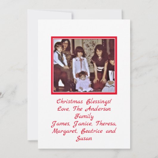 クリスマス恵み (裏面)