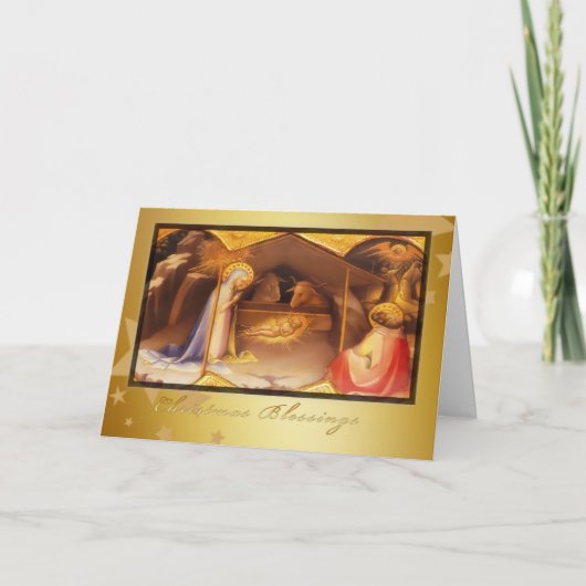 クリスマス恵み,クリスチャンクリスマスカード シーズンカード (正面)