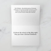 クリスマス恵み シーズンカード (内部)