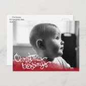 クリスマス恵み シーズンポストカード (正面/裏面)