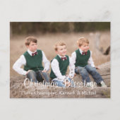 クリスマス恵み シーズンポストカード (正面)