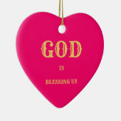 クリスマス恵み セラミックオーナメント (右)