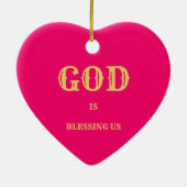 クリスマス恵み セラミックオーナメント (裏面)