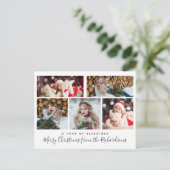 クリスマス恵み |フォトグ数々のリッド シーズンポストカード (スタンド正面)