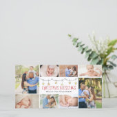 クリスマス恵み |写真のコラージュ | シーズンカード (スタンド正面)