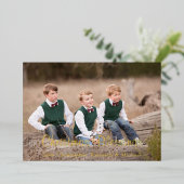 クリスマス恵み 箔シーズンカード (立ち正面)