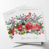 クリスマス悔やみや弔慰親愛父記憶 シーズンカード