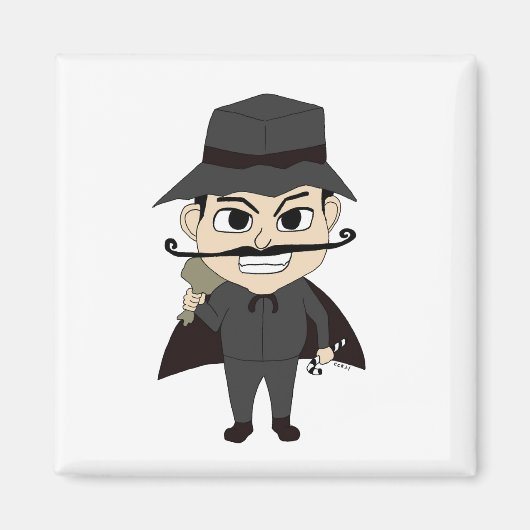 クリスマス悪党 マグネット (正面)