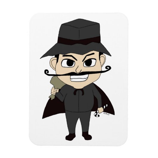 クリスマス悪党 マグネット (縦)