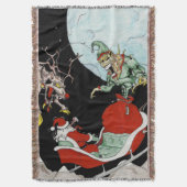 クリスマス悪夢カスタムスローブランケット スローブランケット (正面縦)