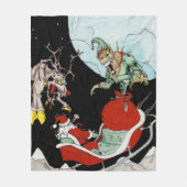 クリスマス悪夢カスタムフリースブランケット フリースブランケット (正面)