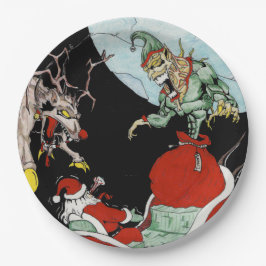 クリスマス悪夢カスタム紙プレート ペーパープレート