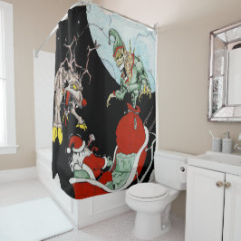 クリスマス悪夢シャワーカーテン シャワーカーテン