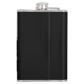 クリスマス悪夢ビニール包まれたフラスコ フラスク (裏面)