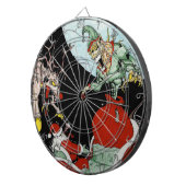 クリスマス悪夢メタルケージダーツボード ダーツボード (正面右)