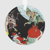 クリスマス悪夢円ツリーオーナメント オーナメント (裏面)