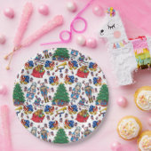 クリスマス愛国心のくるみ割り ペーパープレート (パーティー)