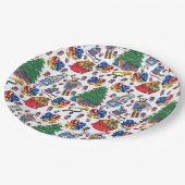 クリスマス愛国心のくるみ割り ペーパープレート (アングル)