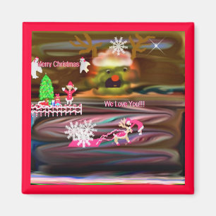 クリスマス愛磁石 マグネット