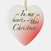 クリスマス愛 セラミックオーナメント (右)