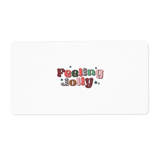 クリスマス感じギフトすてき ラベル (正面)